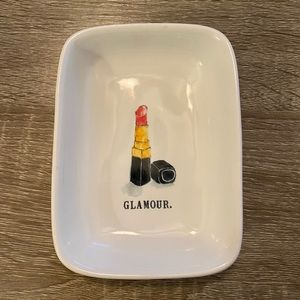 Rae Dunn by Magenta Ceramic Glamour Lipstick Tray